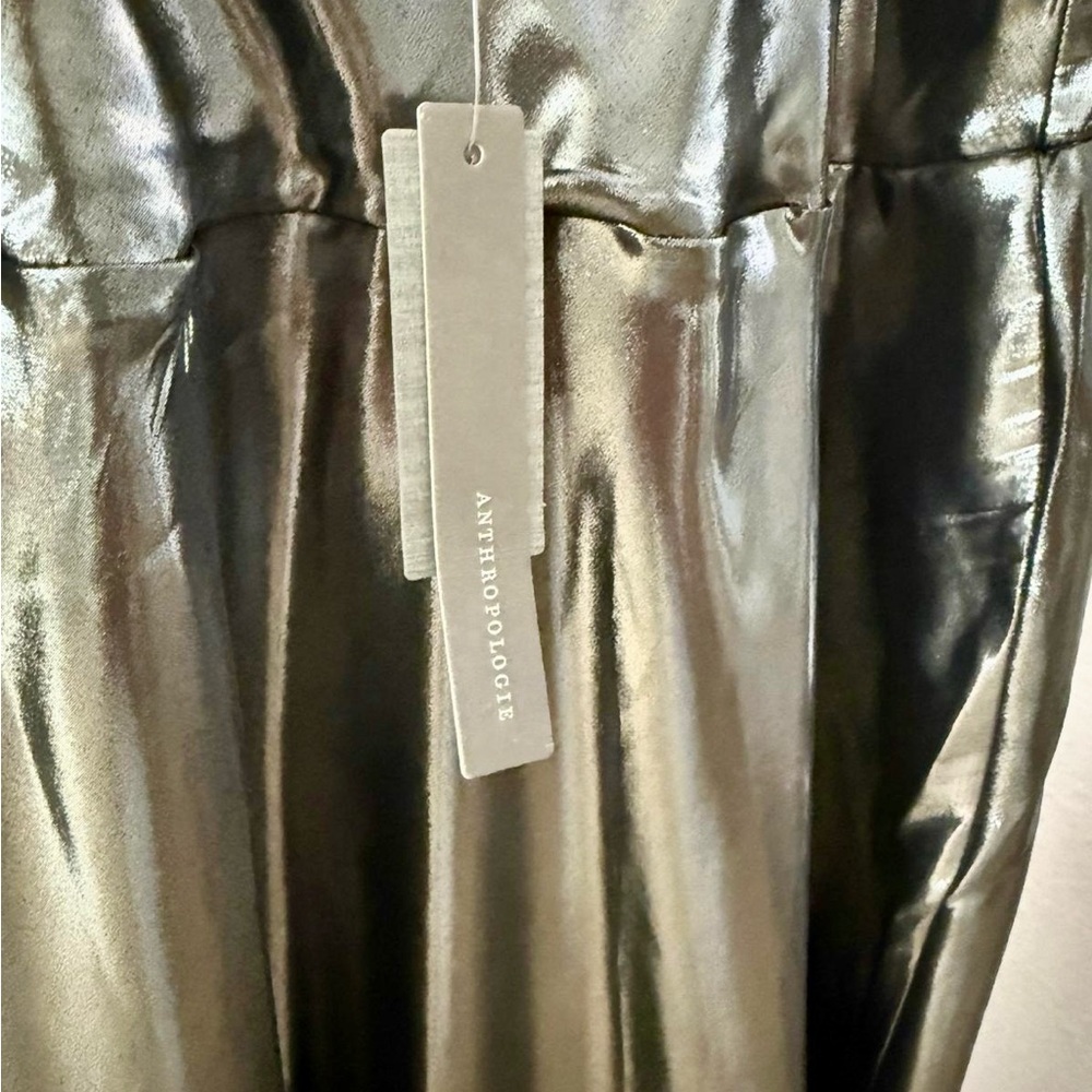 Anthropologie Metallic Dress